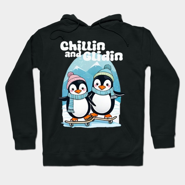 penguins Hoodie by AOAOCreation